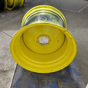 25"W x 30"D, John Deere Yellow 8-Hole Formed Plate , -2.44" Offset