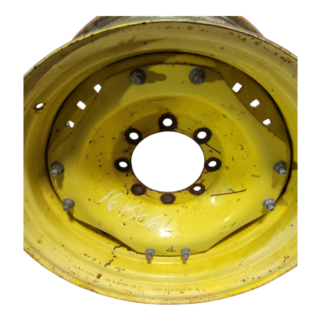 8-Hole Waffle Disc (Groups of 2 Bolts) Center for 28"-30" Rim, John Deere Yellow