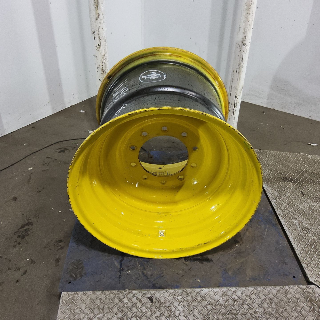 25"W x 26"D, John Deere Yellow 10-Hole Formed Plate , 2.88" Offset