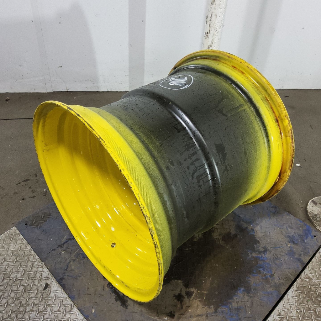 25"W x 26"D, John Deere Yellow 10-Hole Formed Plate , 2.88" Offset