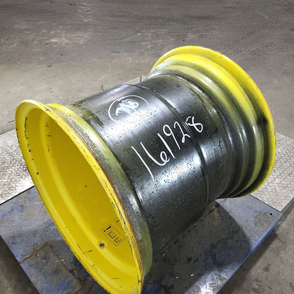 25"W x 26"D, John Deere Yellow 10-Hole Formed Plate , 2.88" Offset