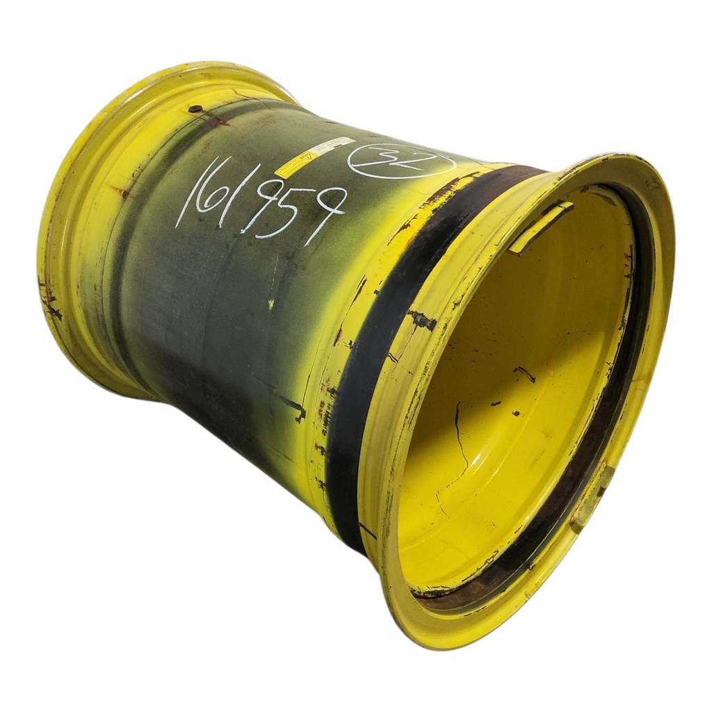 36"W x 32"D, John Deere Yellow 12-Hole 3 Piece Formed Plate , 1.62" Offset