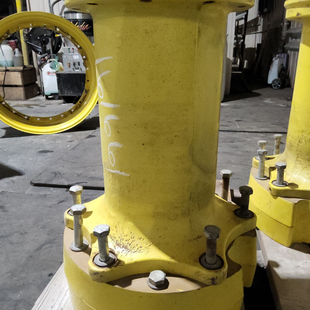 12 to 10-Hole 28"L FWD Spacer(2-PC OE Style), John Deere Yellow