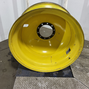 18"W x 42"D, John Deere Yellow 10-Hole Dolly Dual , -13.38" Offset