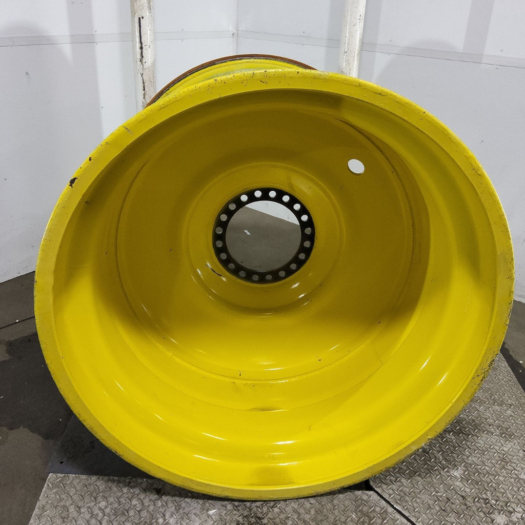 44"W x 46"D, John Deere Yellow 20-Hole Formed Plate , 1.25" Offset