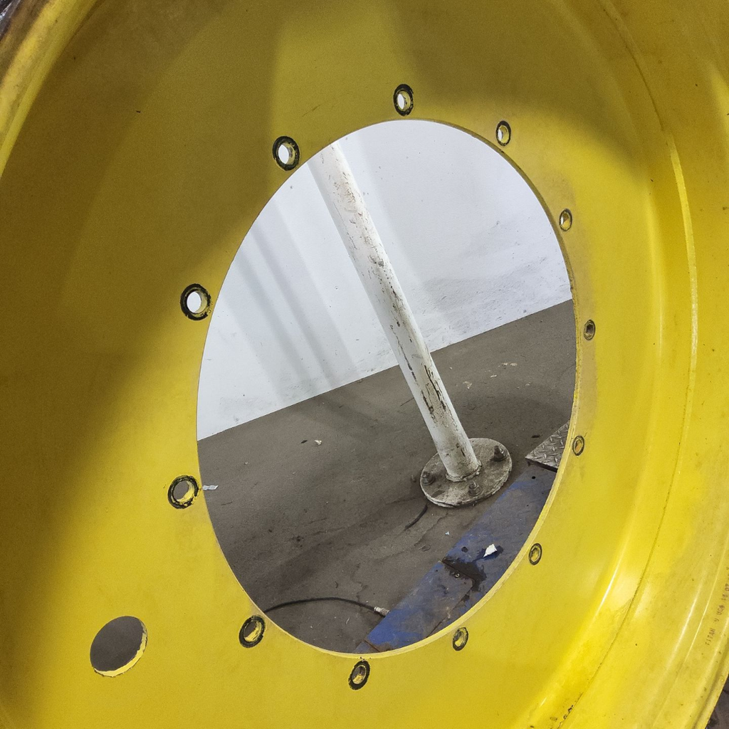 12"W x 54"D, John Deere Yellow 12-Hole Stub Disc , -3.25" Offset