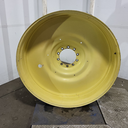 12"W x 54"D, John Deere Yellow 10-Hole Formed Plate , -9.25" Offset