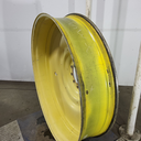 12"W x 54"D, John Deere Yellow 10-Hole Formed Plate , -9.25" Offset