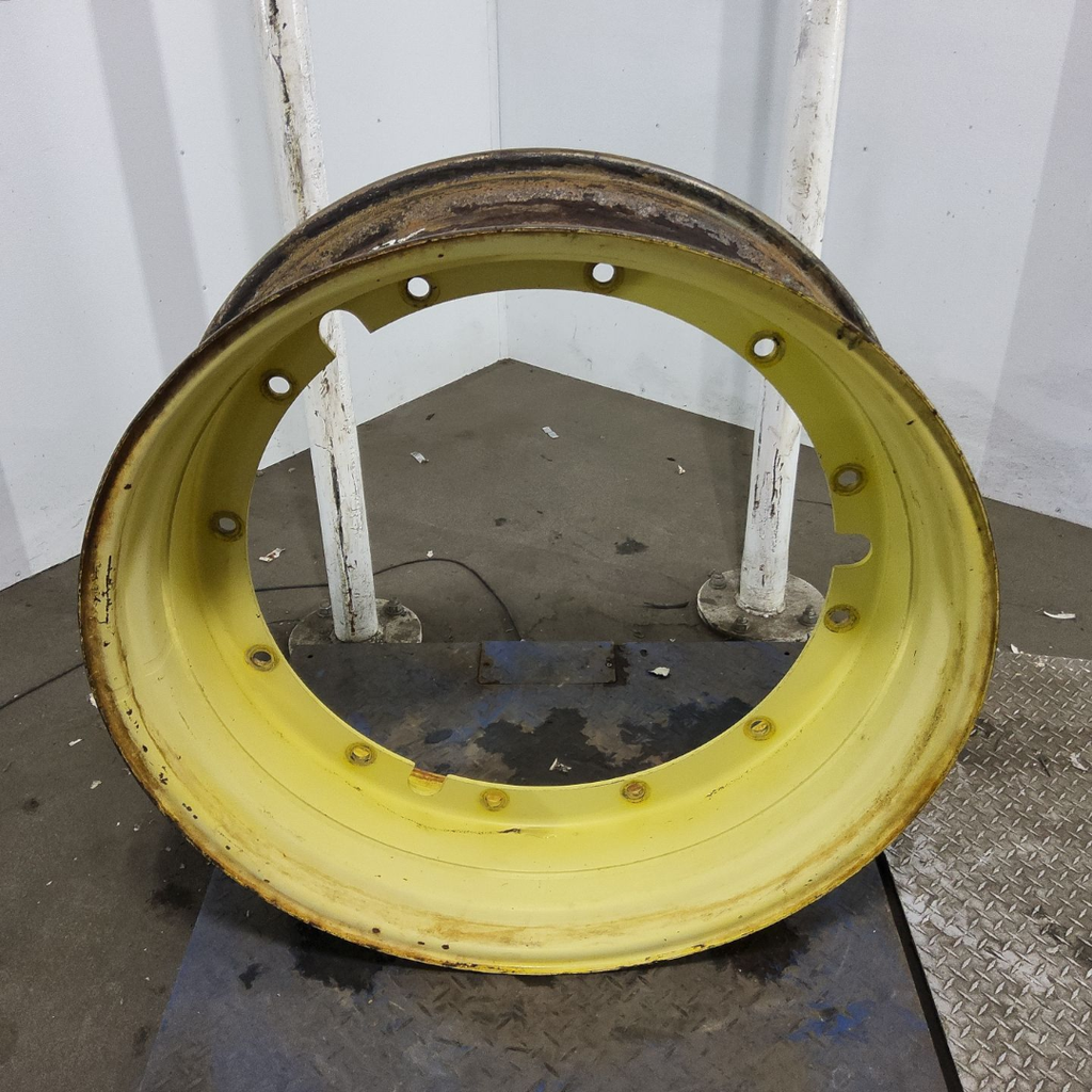 12"W x 38"D, John Deere Yellow 12-Hole Stub Disc , 1.88" Offset