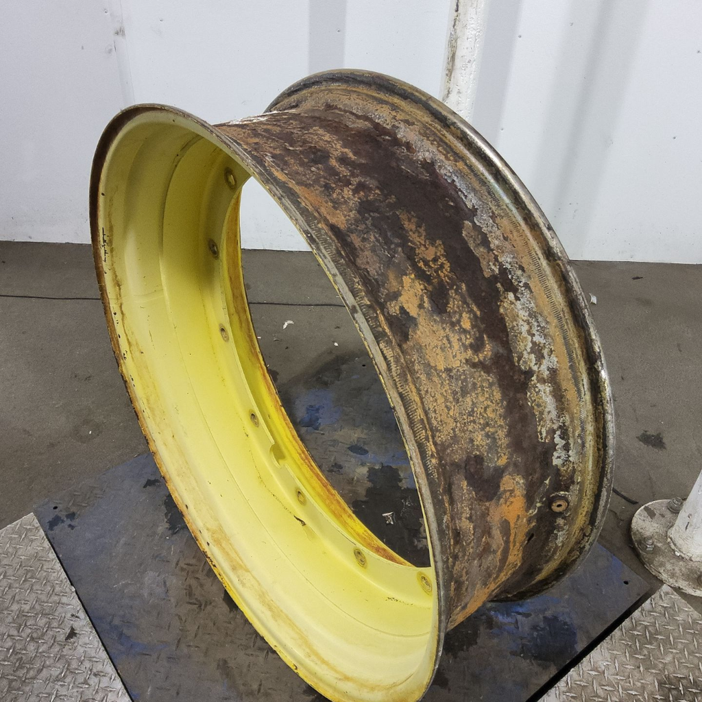 12"W x 38"D, John Deere Yellow 12-Hole Stub Disc , 1.88" Offset