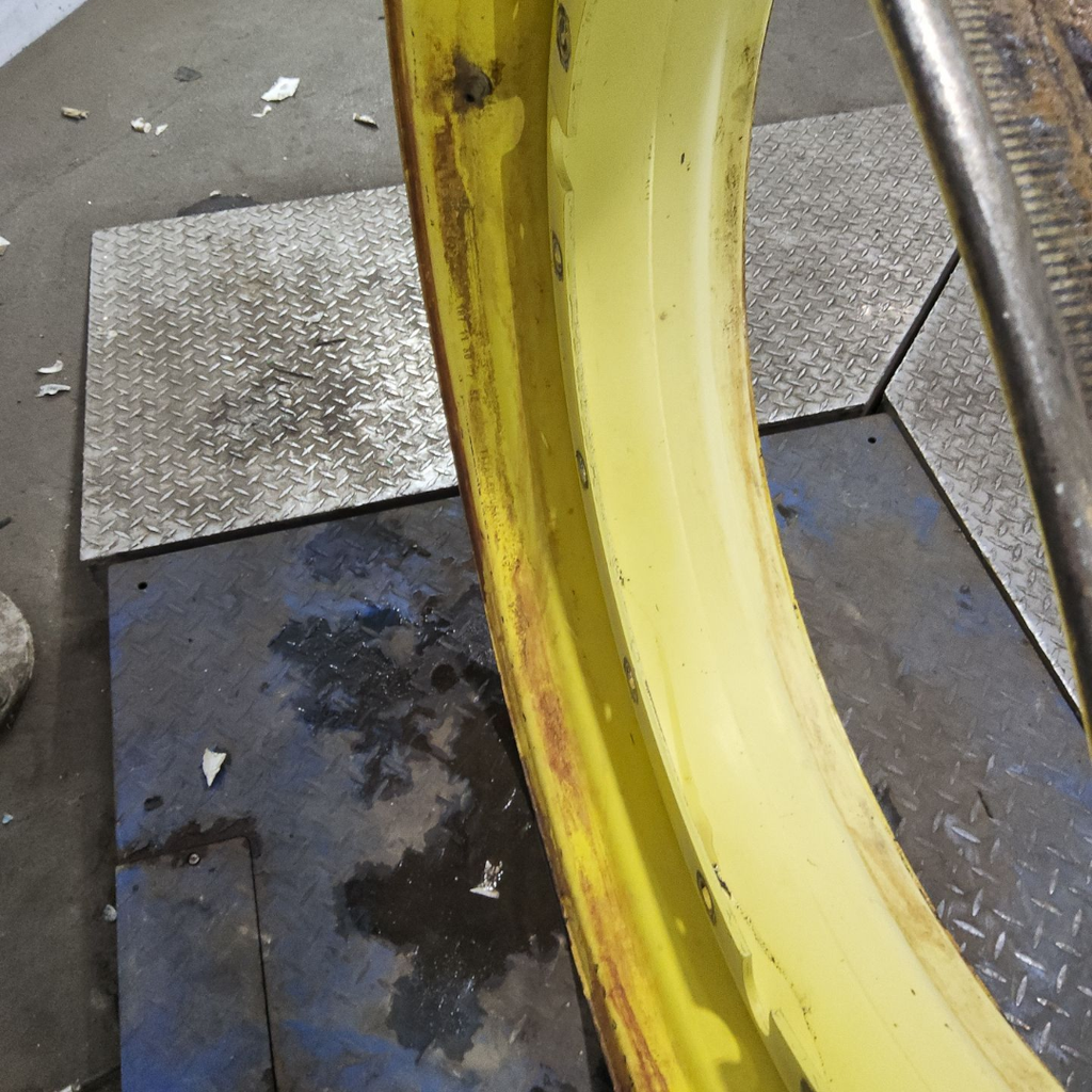 12"W x 38"D, John Deere Yellow 12-Hole Stub Disc , 1.88" Offset