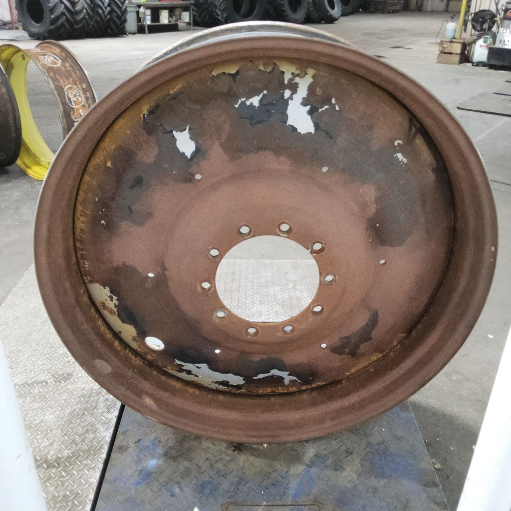 16"W x 46"D, Case IH Silver Mist 10-Hole Formed Plate , -9.25" Offset