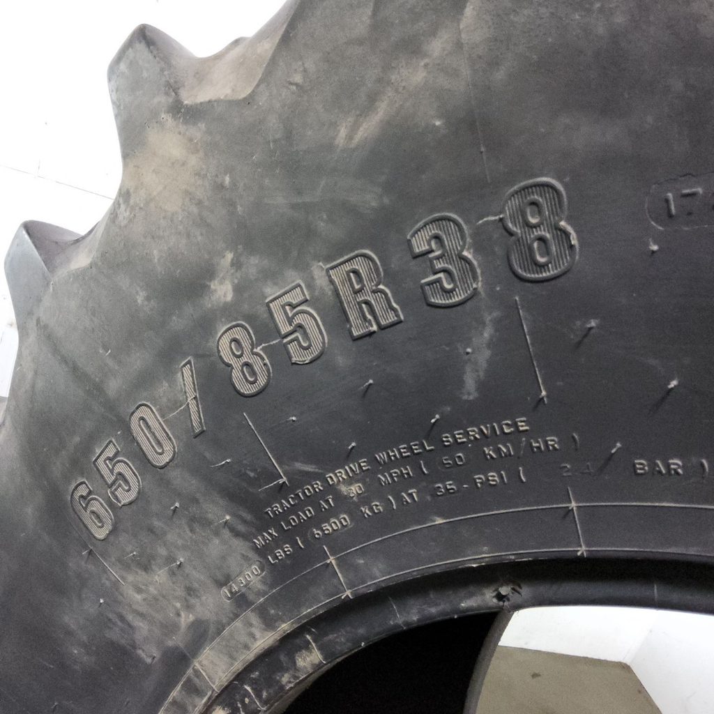 650/85R38 Firestone Radial Deep Tread 23 R-1W 173B 85%