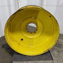 16"W x 46"D, John Deere Yellow 10-Hole Formed Plate , -9.25" Offset