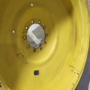 16"W x 46"D, John Deere Yellow 10-Hole Formed Plate , -6.88" Offset