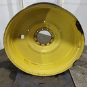 16"W x 46"D, John Deere Yellow 10-Hole Formed Plate , -6.88" Offset