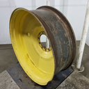 16"W x 46"D, John Deere Yellow 10-Hole Formed Plate , -6.88" Offset