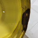 16"W x 46"D, John Deere Yellow 10-Hole Formed Plate , -6.88" Offset