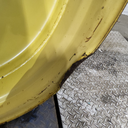 16"W x 46"D, John Deere Yellow 10-Hole Formed Plate , -6.88" Offset