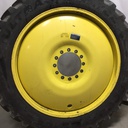 10"W x 50"D, John Deere Yellow 12-Hole Bubble Disc