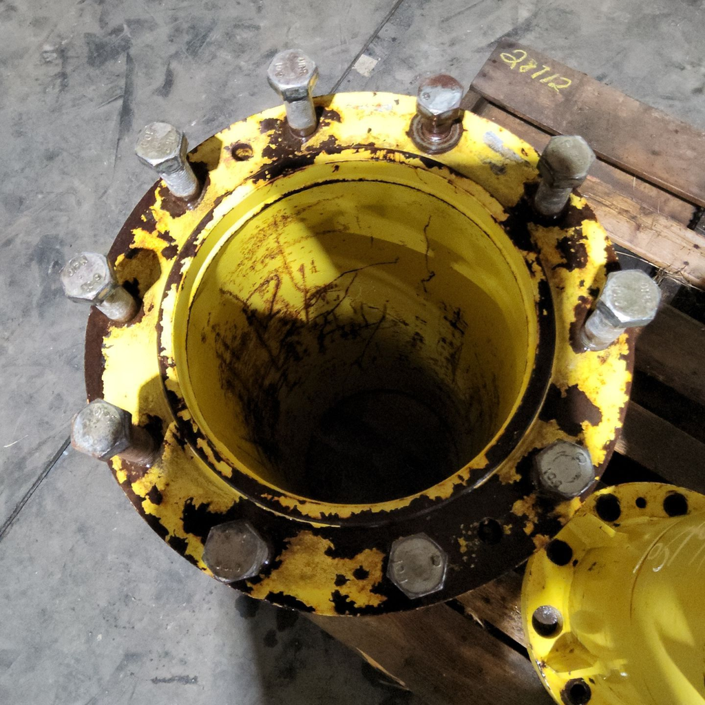 10-Hole 29.5"L Hub Extension, John Deere Yellow