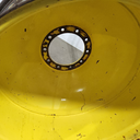 16"W x 38"D, John Deere Yellow 10-Hole Dolly Dual , -15.12" Offset