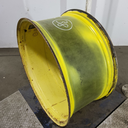 18"W x 38"D, John Deere Yellow 10-Hole Dolly Dual , -13.12" Offset