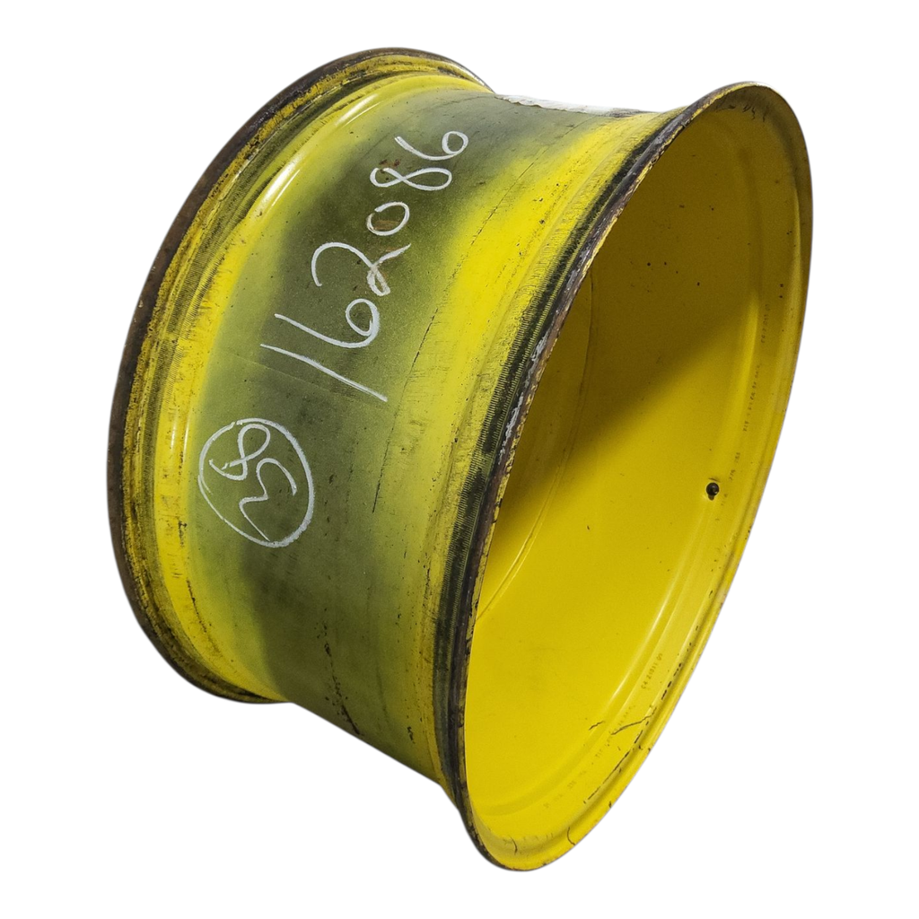 18"W x 38"D, John Deere Yellow 10-Hole Dolly Dual , -15.12" Offset