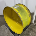 18"W x 38"D, John Deere Yellow 10-Hole Dolly Dual , -15.12" Offset