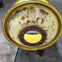 18"W x 38"D, John Deere Yellow 10-Hole Dolly Dual , -15.12" Offset