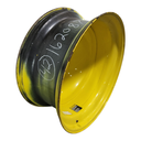 18"W x 42"D, John Deere Yellow 10-Hole Dolly Dual , -13.38" Offset