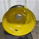 18"W x 42"D, John Deere Yellow 10-Hole Dolly Dual , -13.38" Offset