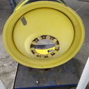 18"W x 42"D, John Deere Yellow 10-Hole Dolly Dual , -13.38" Offset