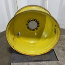 16"W x 38"D, John Deere Yellow 10-Hole Dolly Dual , -13" Offset