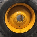 520/85R42 Firestone Radial All Traction 23 R-1 on Hagie Orange 10-Hole Formed Plate Sprayer 70%