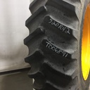 520/85R42 Firestone Radial All Traction 23 R-1 on Hagie Orange 10-Hole Formed Plate Sprayer 70%