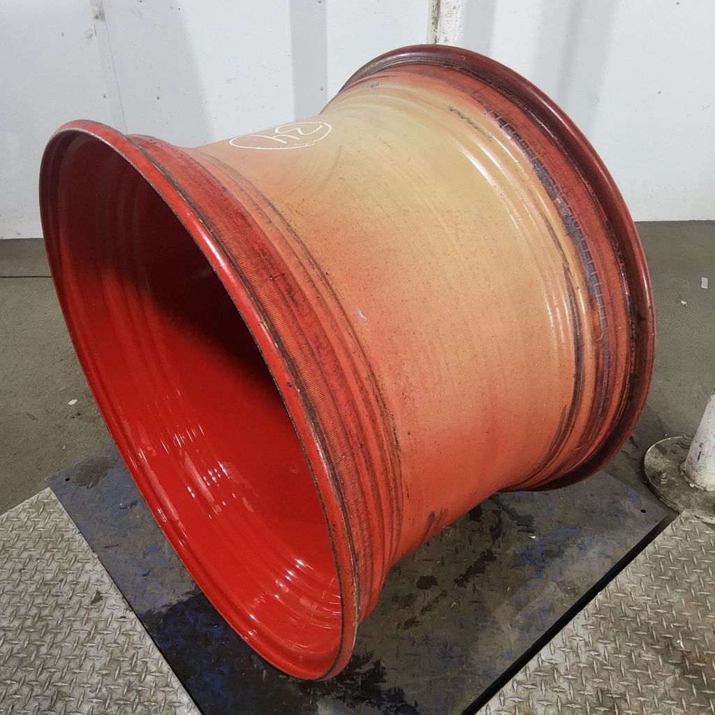 23"W x 34"D, Fendt/Agco Red 12-Hole Flat Plate , -3" Offset