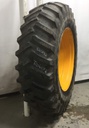 520/85R42 Firestone Radial All Traction 23 R-1 on Hagie Orange 10-Hole Formed Plate Sprayer 60%