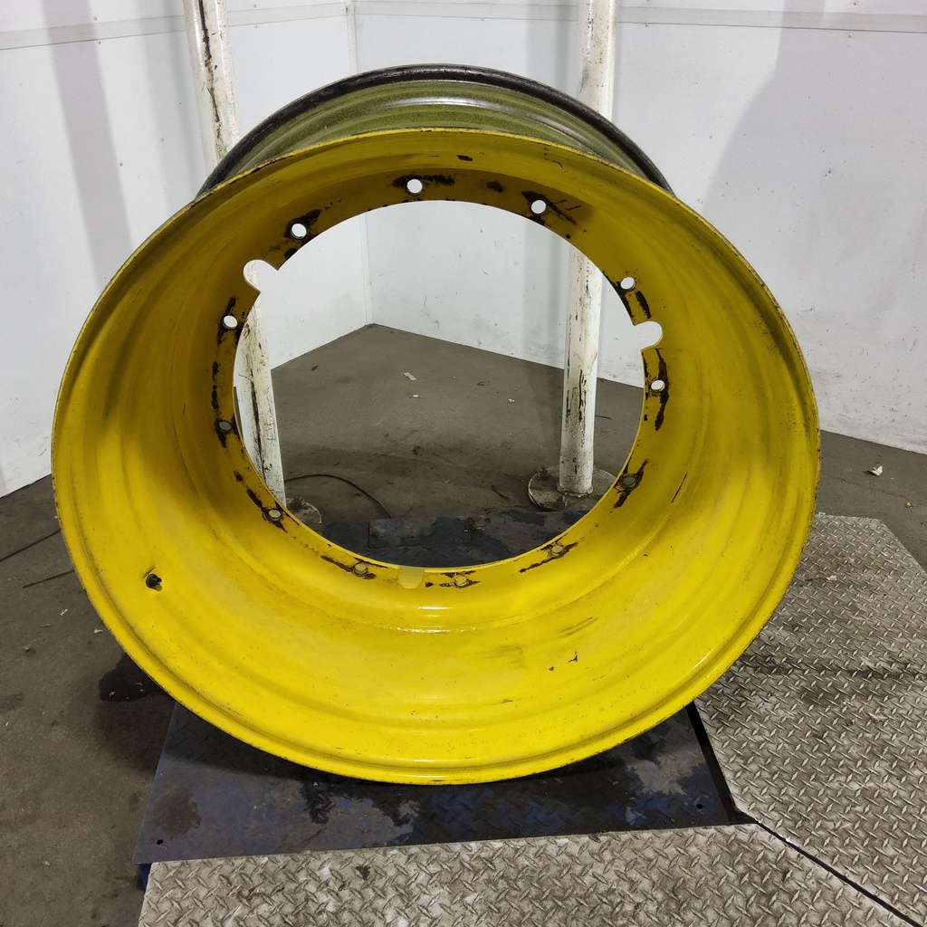 23"W x 42"D, John Deere Yellow 12-Hole Stub Disc , -3.25" Offset