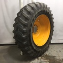 520/85R42 Firestone Radial All Traction 23 R-1 on Hagie Orange 10-Hole Formed Plate Sprayer 60%