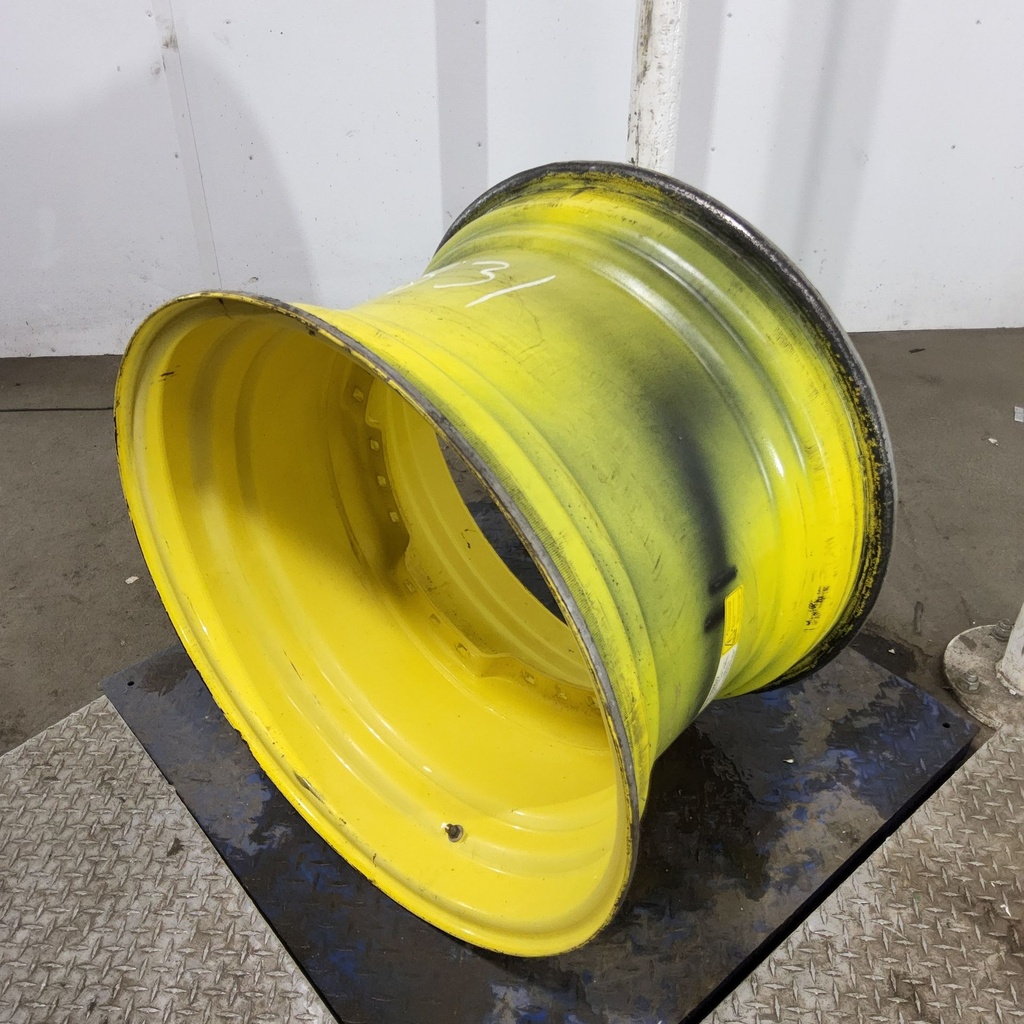 20"W x 30"D, John Deere Yellow 12-Hole Waffle Wheel (Groups of 3 bolts)