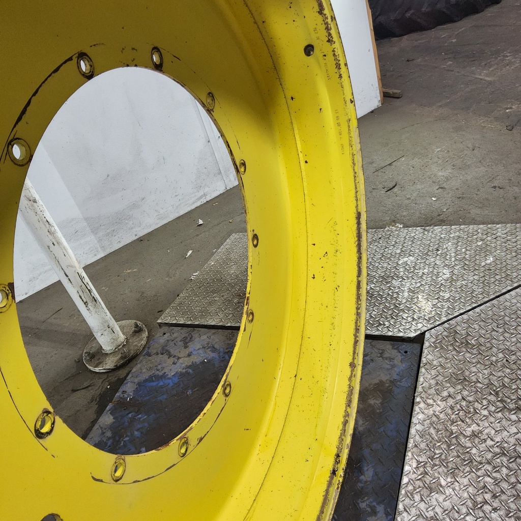 12"W x 54"D, John Deere Yellow 12-Hole Stub Disc , -3.5" Offset