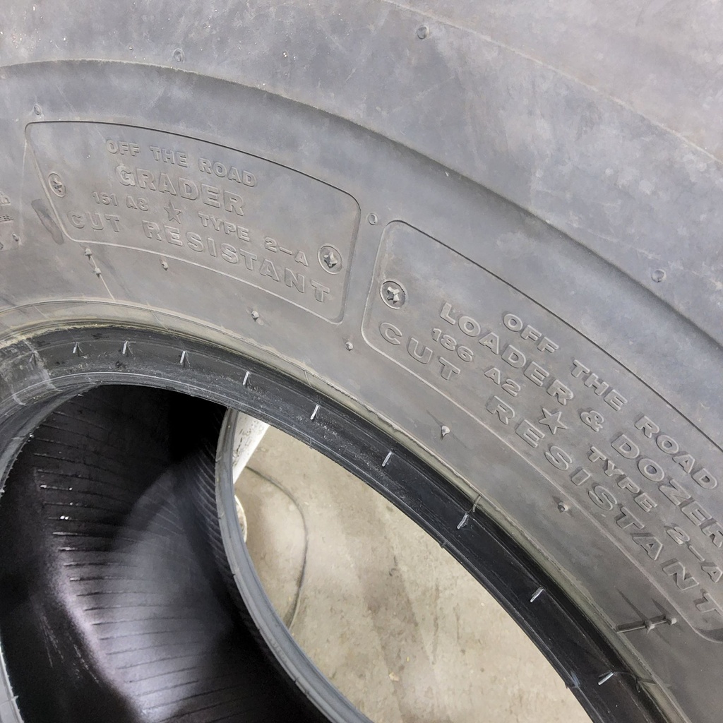 20.5R25 Bridgestone VJT D2A Loader G-3/L-3 186A2/161A8 95%