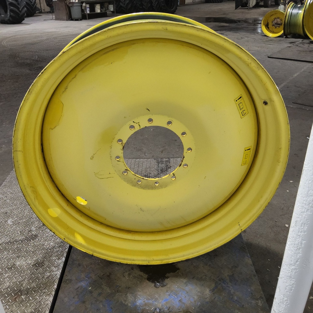 13"W x 46"D, John Deere Yellow 12-Hole Bubble Disc , 1.75" Offset
