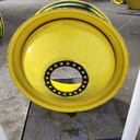 18"W x 42"D, John Deere Yellow 20-Hole Dolly Dual , -15" Offset