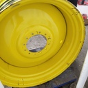 25"W x 46"D, John Deere Yellow 12-Hole Formed Plate , -5.62" Offset