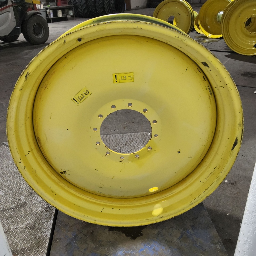 13"W x 46"D, John Deere Yellow 12-Hole Bubble Disc , 1.75" Offset