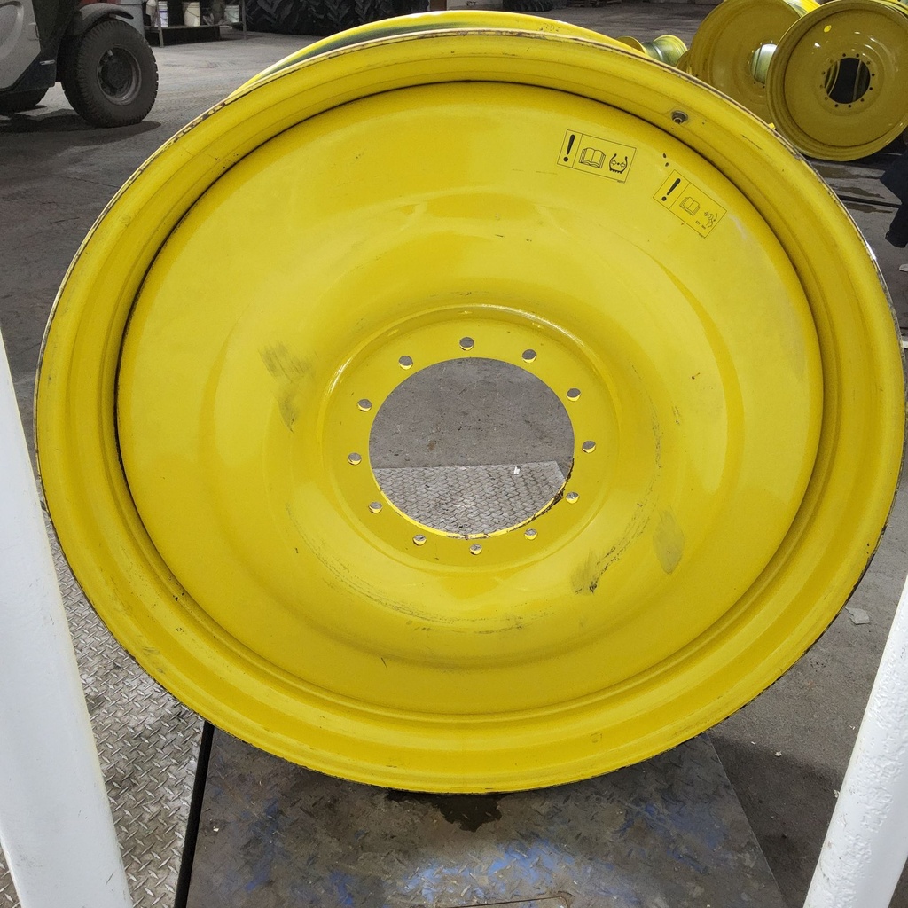 13"W x 50"D, John Deere Yellow 12-Hole Bubble Disc , 1.25" Offset