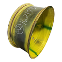 18"W x 42"D, John Deere Yellow 10-Hole Formed Plate , -8.88" Offset