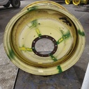 18"W x 42"D, John Deere Yellow 10-Hole Formed Plate , -8.88" Offset